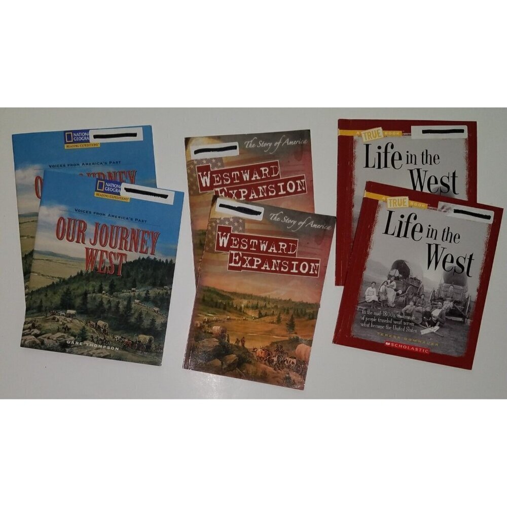 Life Journey West Expansion 6 PBK Book Lot Duplicates Teacher Classroom Library